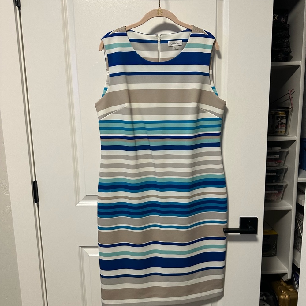 Striped Sleeveless Dress